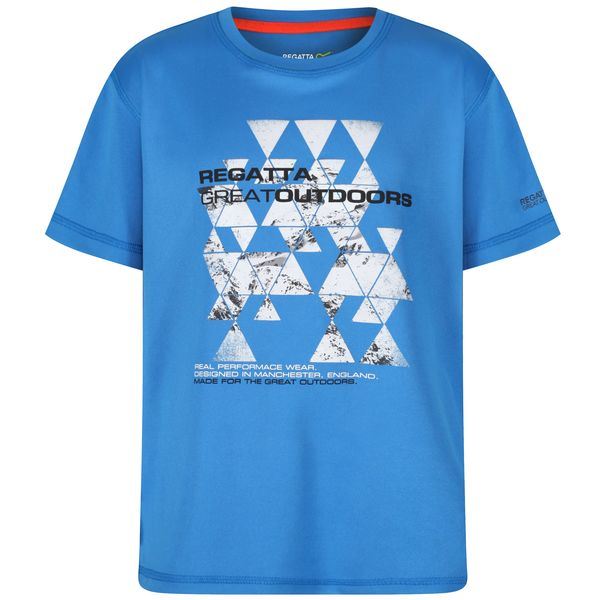 Detské funkčné tričko Regatta ALVARADO III modrá